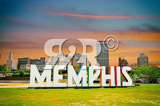 Memphis Metal Prints