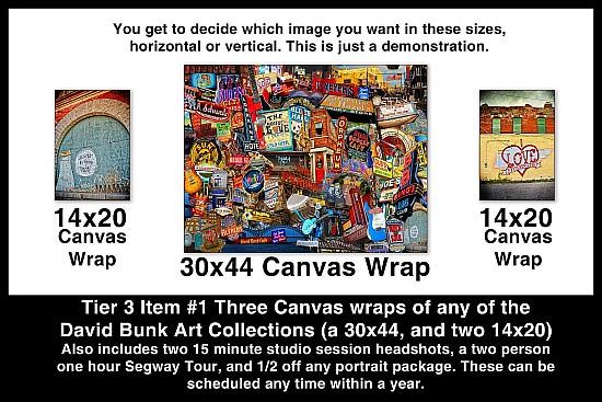 Canvas Prints 30x44 and two 14x20s