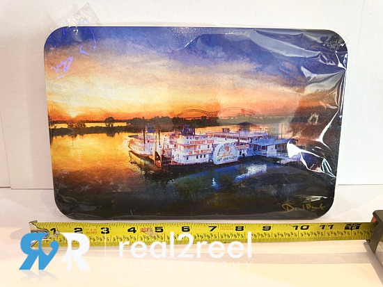 8x12 Metal Print "The Mighty Memphis River Boats"